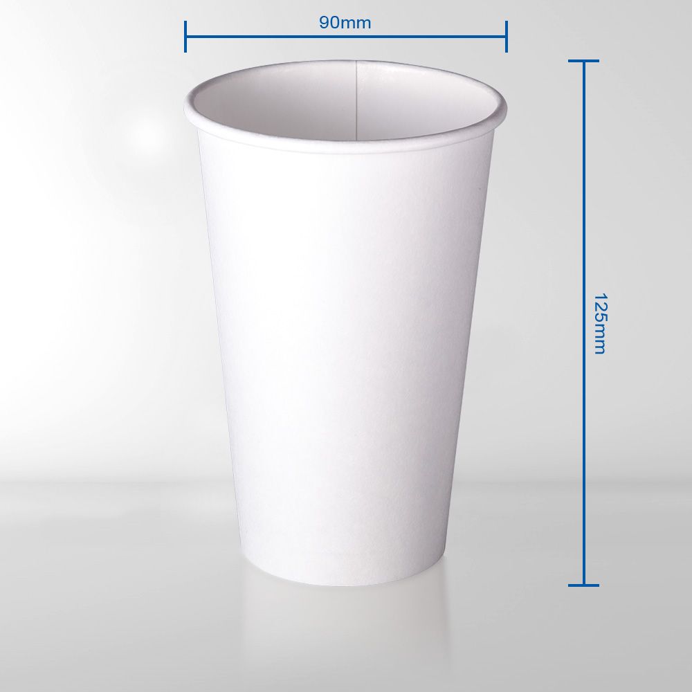 16 oz deals white paper cups