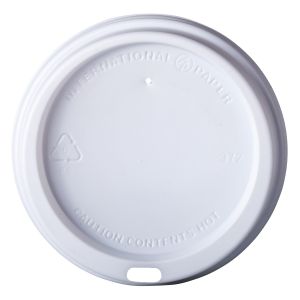 White - 90mm - PS Premium Hot Cup Lid 