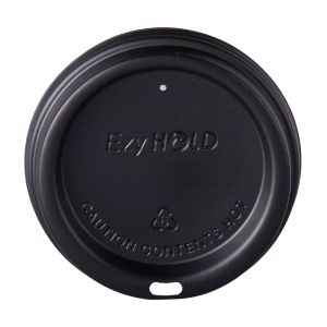 Black - 80mm - PS EzyHold Hot Cup Lid 