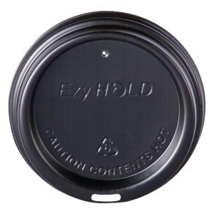 Black - 90mm - PS EzyHold Hot Cup Lid 