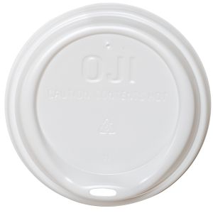 White - 90mm - PS OjiFS Hot Cup Lid 