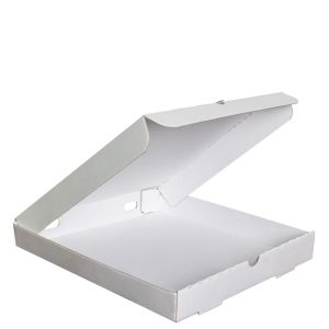 Premium White on White Pizza Box D - 13