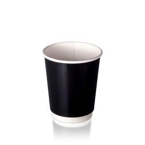 8oz Double Wall Hot Cup - Black