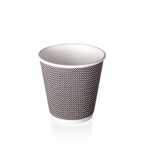 B&W - Check S2 - 90mm 8oz - AQ - Double Wall Hot Cup