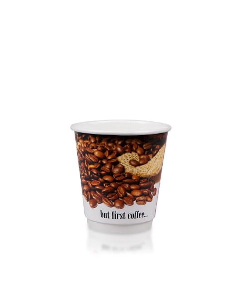 8oz 90mm Double Wall Hot Cup